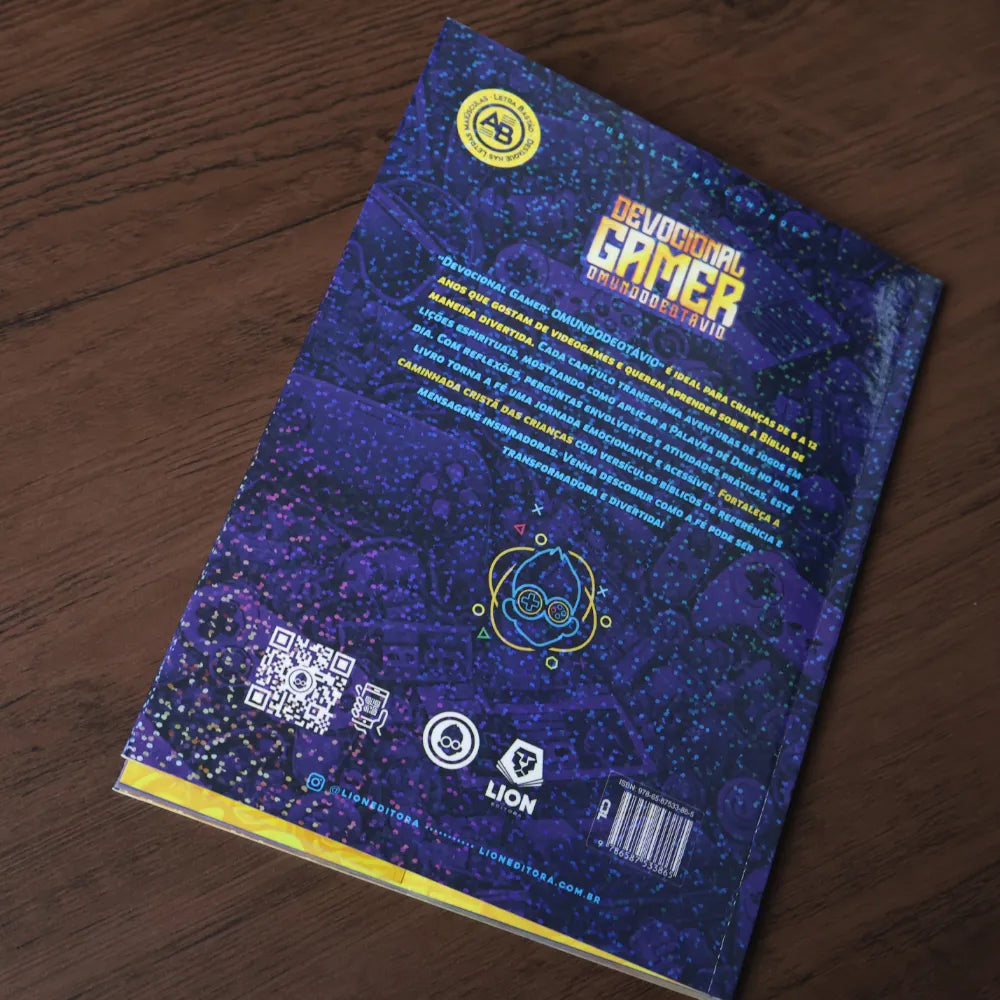 Devocional gamer o mundo de otávio contra capa