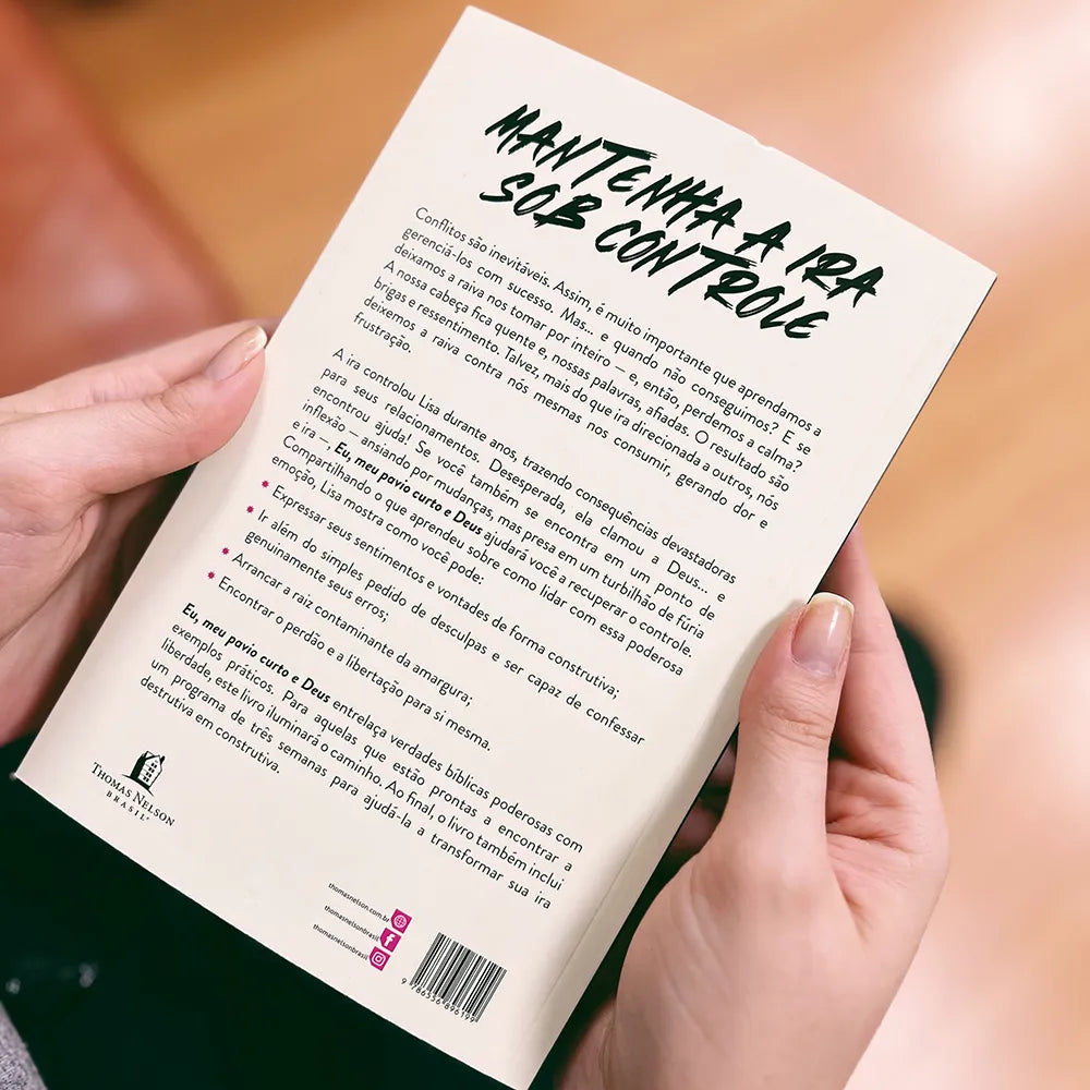 Eu, Meu Pavio Curto e Deus Lisa Bevere Controle