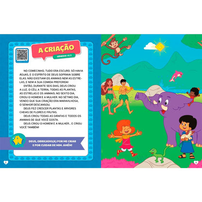 Livro Capa dura 3 Palavrinhas  Bíblia do bebê Criação