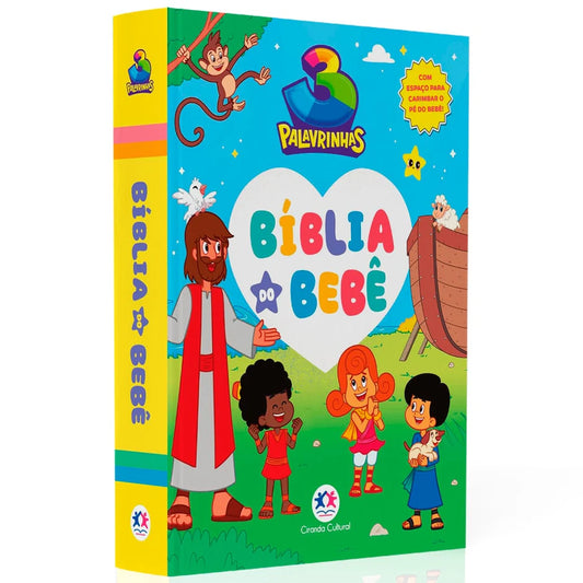 Livro Capa dura 3 Palavrinhas  Bíblia do bebê Criação