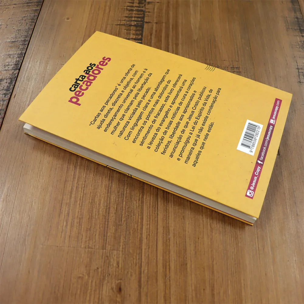 livro Cartas aos Pecadores Saulo D. Lopes e Douglas Gonçalves Verso