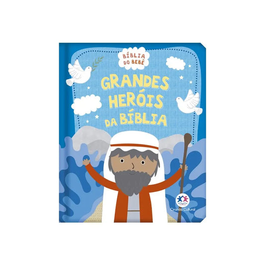 Grandes Heróis da Bíblia Bíblia Do Bebê Capa Almofadada