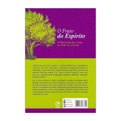 livro O Fruto do Espírito | Antonio Gilberto verso