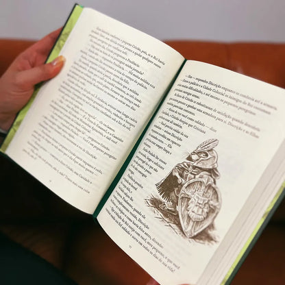 livro O Pequeno Peregrino Ilustrado Escudo