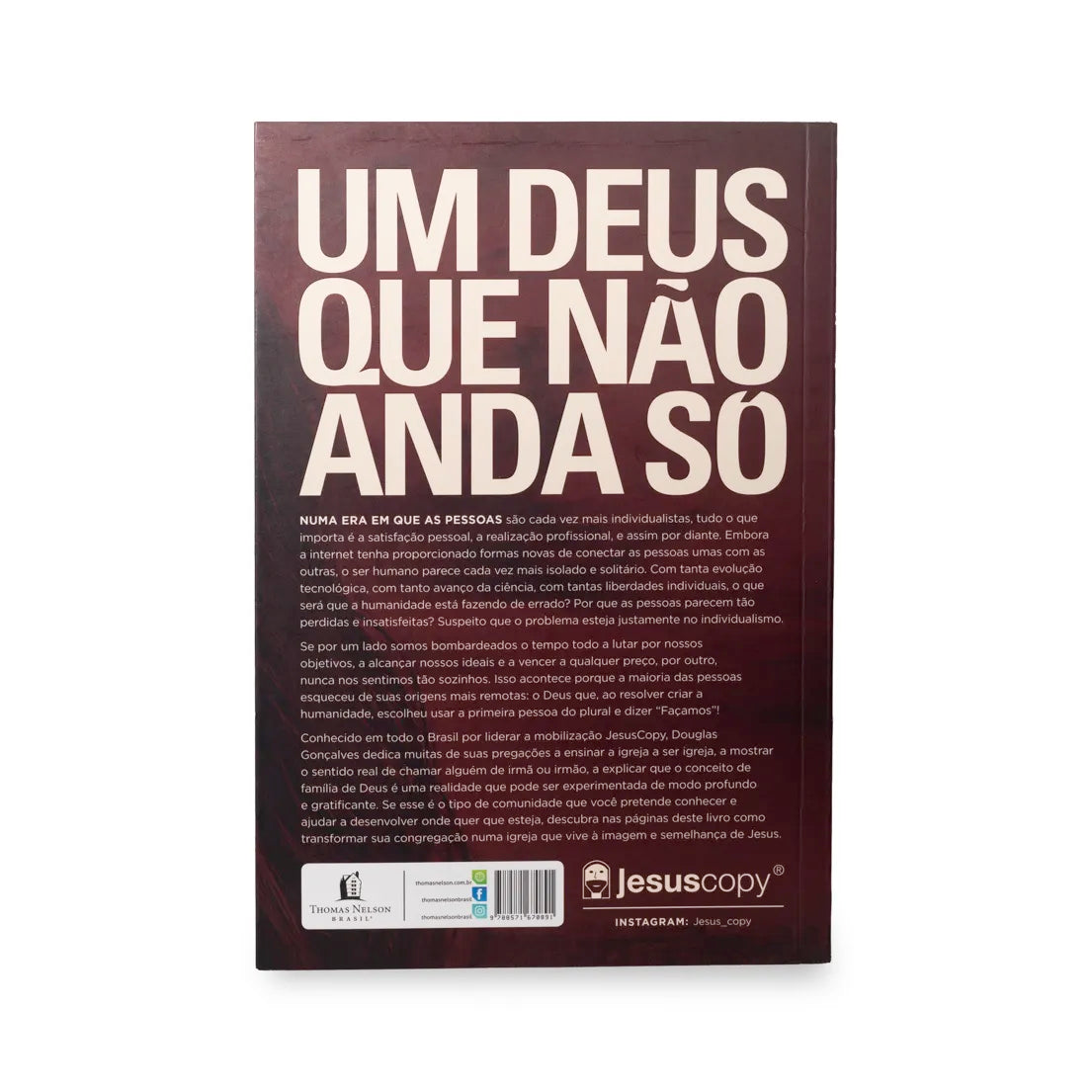 livro Sou Nós Douglas Gonçalves Verso