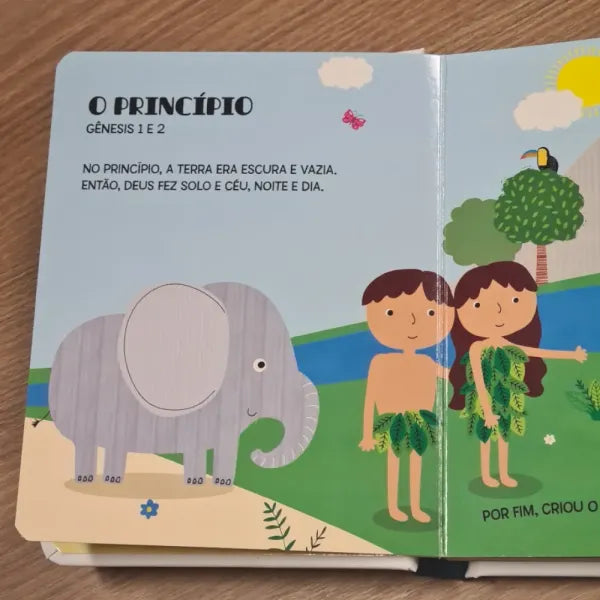 Minha Primeira Bíblia para Meninos Capa almofadada Ciranda Cultutral principio