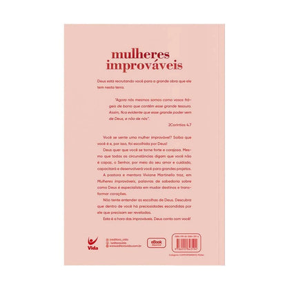 Mulheres Improváveis - Viviane Martinelo Verso