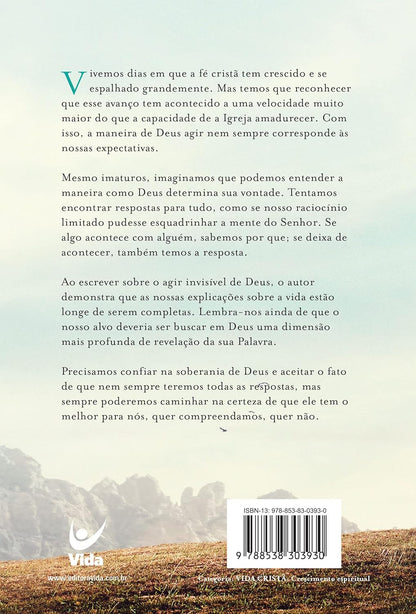O agir invisível de Deus Luciano Subirá contra capa