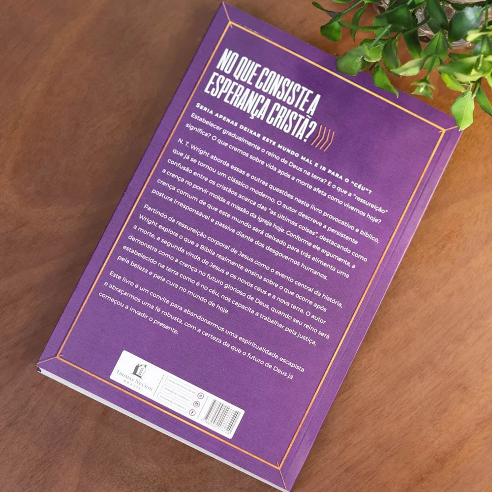 Surpreendido Pela Esperança N.T. Wright Verso
