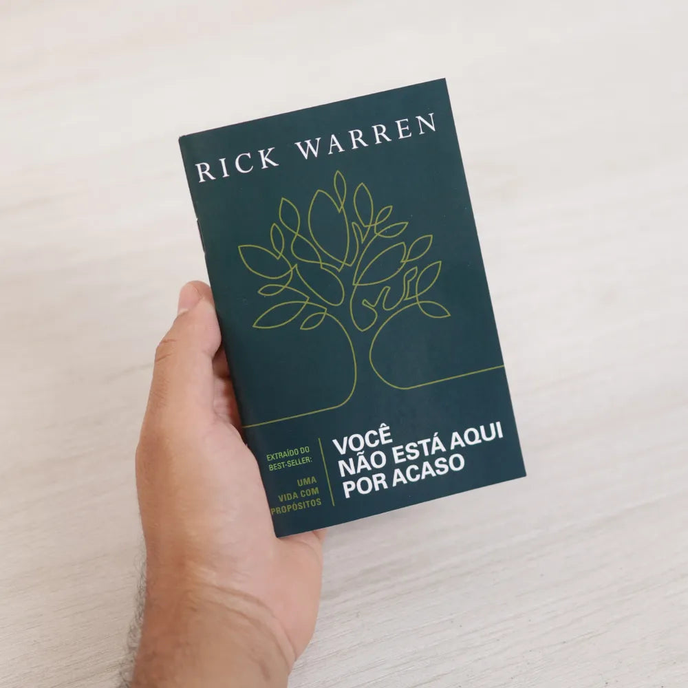 Você Não Está Aqui Por Acaso Rick Warren Capa